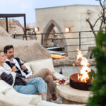 taskonaklar hotel firepit lifestyle 2