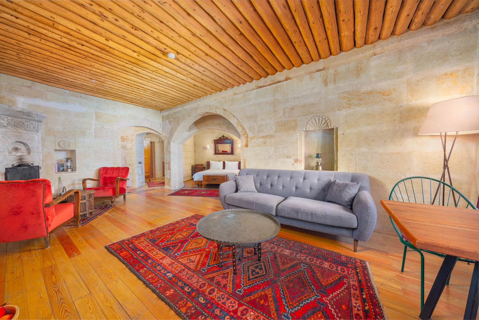 kapadokya king suite şömineli