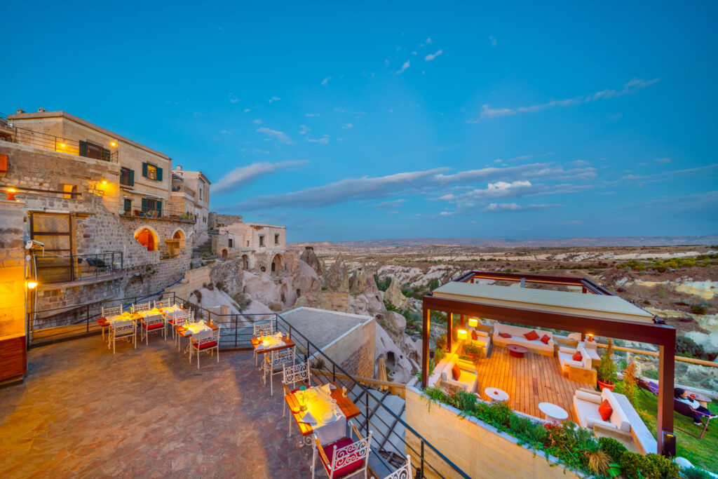 kapadokya magara otel manzara