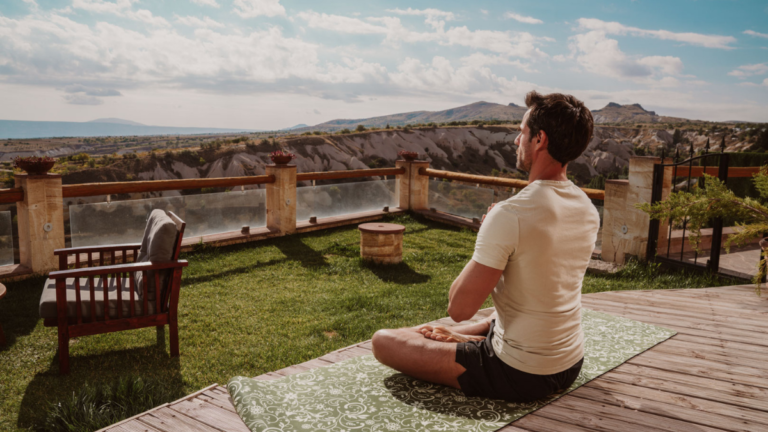 kapadokya doğada yoga